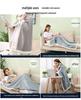 Flannel Embossed Shawl Blanket: Light Luxury, No Pilling, No Fading, Machine Washable, Ideal for Naps & Air Conditioned Spaces.