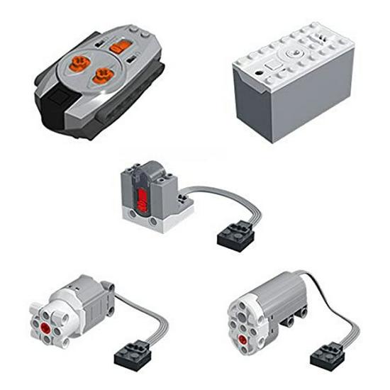Building Blocks Science Kit with Motor, Battery Box, Remote Control & Receiver