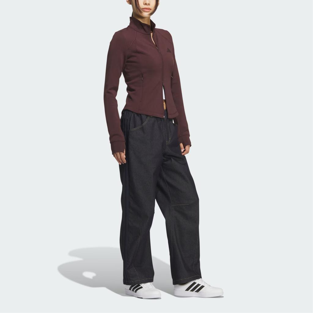 Adidas Soft Lux Slim Fit Long Sleeve Jacket Women Jackets KF2508