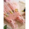 Mädchen-Traumhaftes Dreidimensionales Schmetterlingsflügelkleid, Süßes Mehrfarbiges Blumenbesticktes Netz-Prinzessinnenkleid für Sommer-Geburtstagspartys