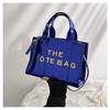 2023 Shiny Patent Leather Lettering Tote Bag for Women - Single Shoulder and Crossbody