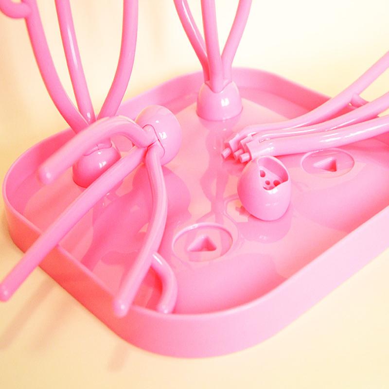 Baby Bottle Drying Rack Feeding Cup Holder Removable Collapsible Tree Rack Cleaning Pacifier And Accessories Storage Drying Rack