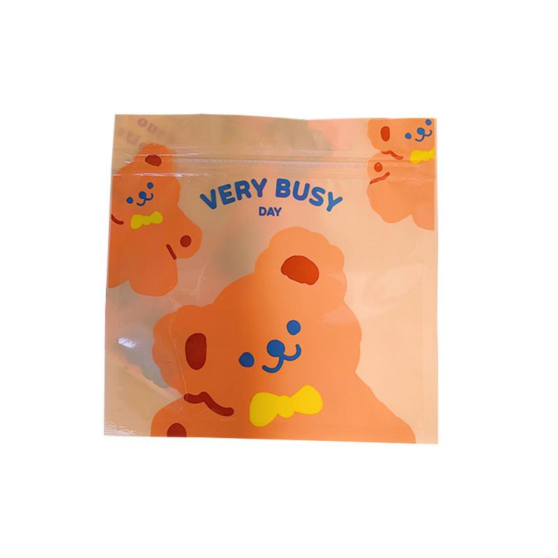Food Storage Organizer Does Not Take Up Space Easy To Carry 13.5*13.5cm Plastic Cute Cartoon Snack Bag Creative And Cute 4.2g