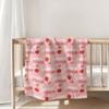 Love Heart Baby Blanket Custom Name Personalized Blanket Soft Skin-Friendly Sofa Blanket Kid Blanket Birthday Gifts Home Decor