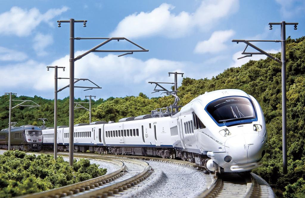 KATO N Gauge 885 Series White Sonic Set Model Train 6-Car 10-286
