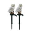 4pcs Solar Garden Light Outdoor Owl Solar Garden Stake Light Waterproof Warm White Led Light For Garden Patio Lawn Walkway Decor