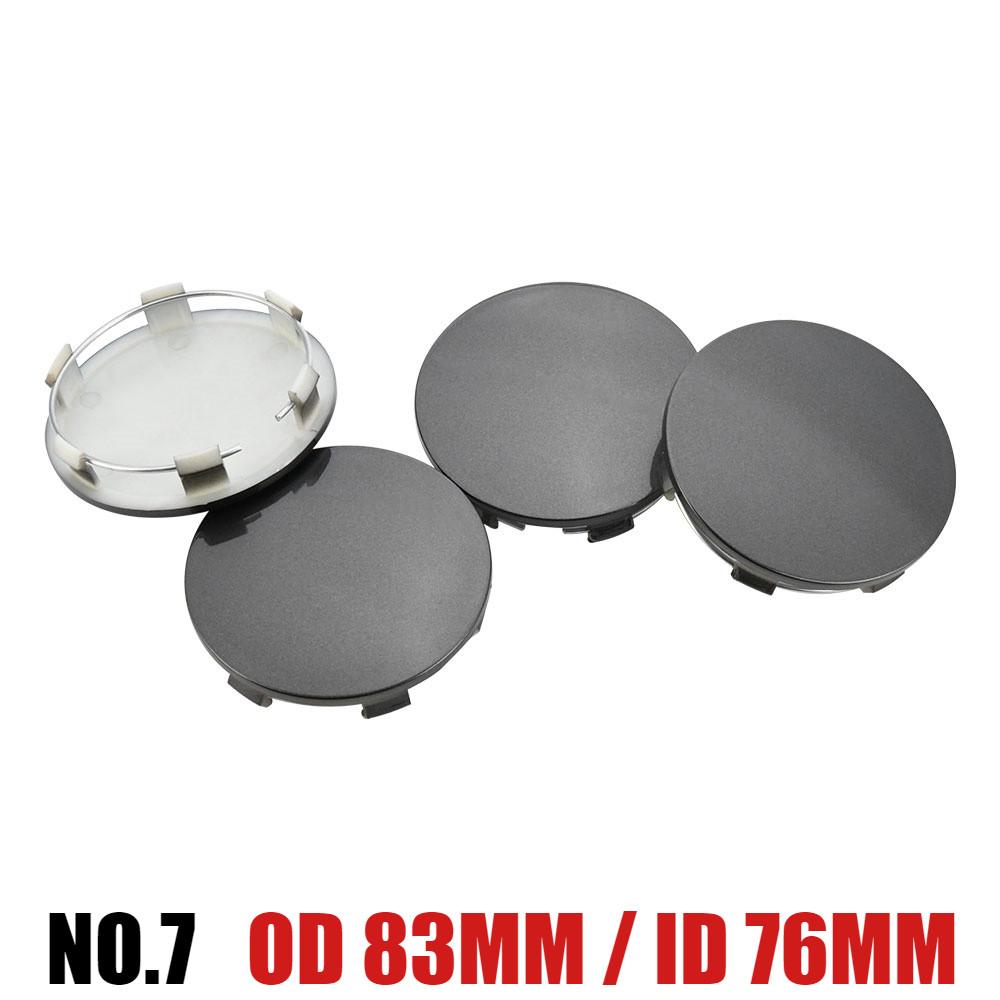 Universal Blank Center Cap 60mm/62mm/65mm/68mm/70mm/83mm No Logo Base Rim Hub Cap Wheel Cover Car Tire Accessories