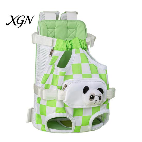 Leg-Out Pet Backpack for Walking Carrier Backpack, Breathable Cat Chest Bag, Adjustable Buckle Small Dog Front Facing Drawstring, Bag Kitten