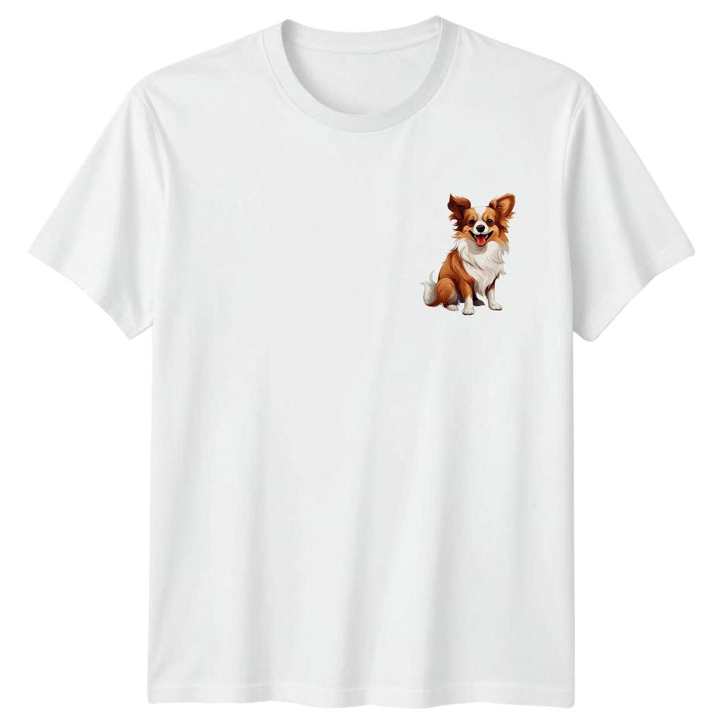 Fluffy Dog Dogs Animals Unisexs TShirt Unisexs Tee Graphic Top
