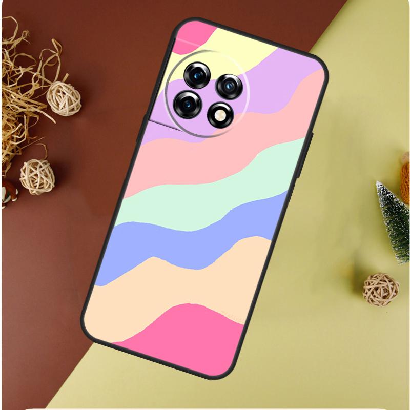 Liquid Swirl Abstract in Blue Grey For OnePlus Nord 4 CE 3 2 Lite N20 N30 9 10 Pro 8T 9RT 10T 10R 13R 12R 11 12 13 Phone Case