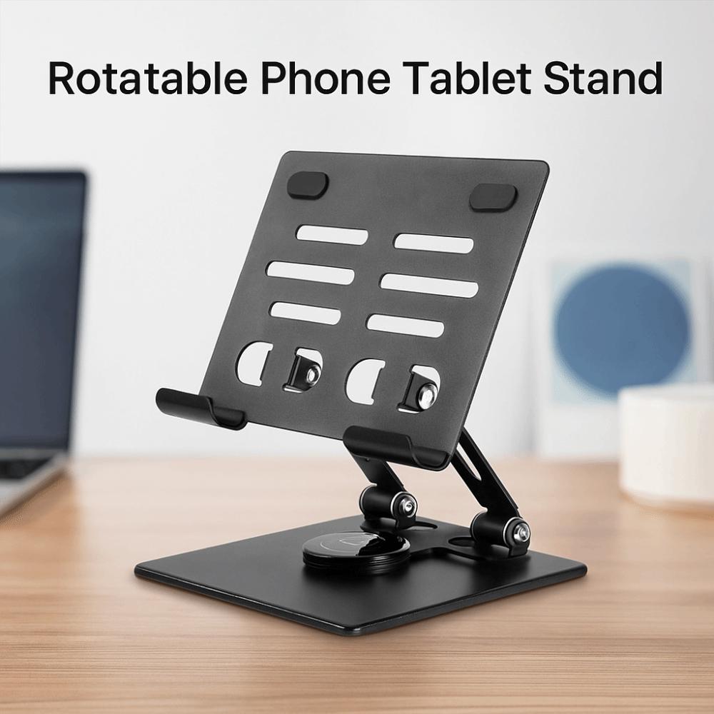 Heat Dissipation Tablet Stand 360° Rotation Tablet Phone Bracket Durable Tablet Holder  Office