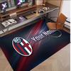 Personalized Crystal Velvet Carpet Bologna FC Pattern Non Slip Floor Rug