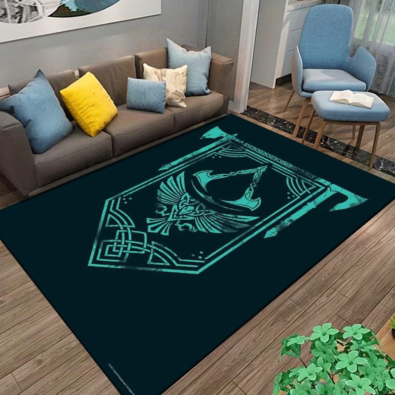 15 velikostí koberec s motivem Assassin's Creed pro obývací pokoj, koupelnová předložka, kreativní rohožka, koberec do ložnice alfombra
