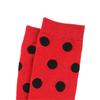 Calzini Costume a Pois Coccinella per Bambini Tessuto Traspirante Calze Lunghe Fino alla Coscia per Palco e Gioco 7-12 Anni