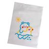 Clothes Packaging Bag Cute Bear Pattern PE Transparent Sealed Clothing Zipper Bags Pouch for Travel