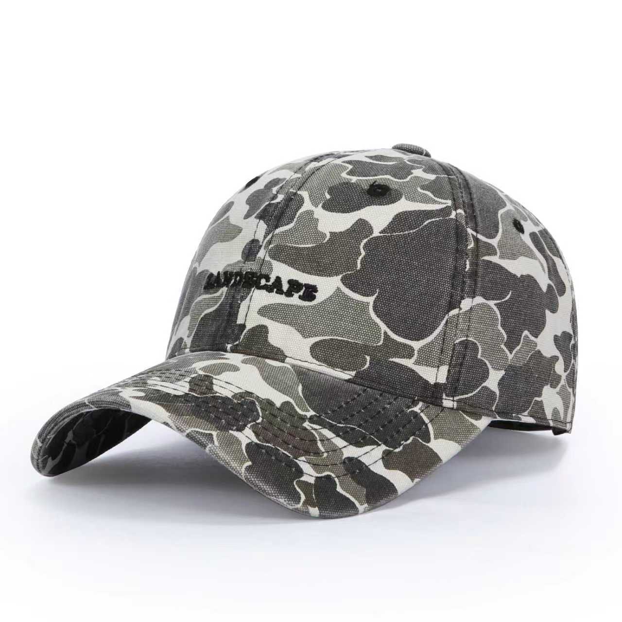 

Camouflage Alphabet Embroidered Baseball Cap Korean Version Versatile Fashion Sunshade Cap Men s Tide Adjustable