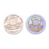 DIY Wax Grain Seal Head Ornamental 25mm Embossed Seal Head Craft Supplies Round Envelope Decorative for Packaging Scrapbooking