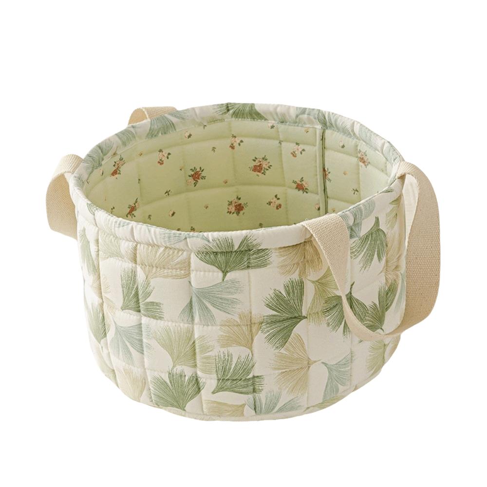 Mit Griff Aufbewahrungsbox Faltbar Floral Make-up Toilettenartikel Organizer Kleinkramkorb Haus Zimmer
