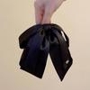 Satin Schwarzer Schmetterlings-Klammerclip