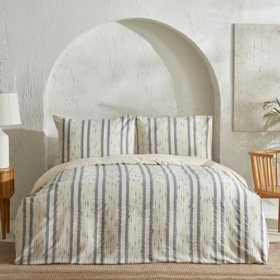 

Комплект двойных пододеяльников Karaca Home Cosmos из 100% хлопка, цвет индиго