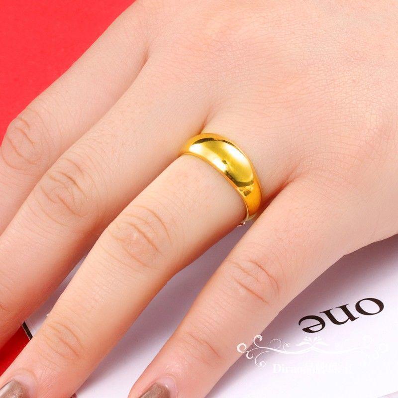 Adjustable Gold-Plated Vietnamese Sand Flower Ring for Women