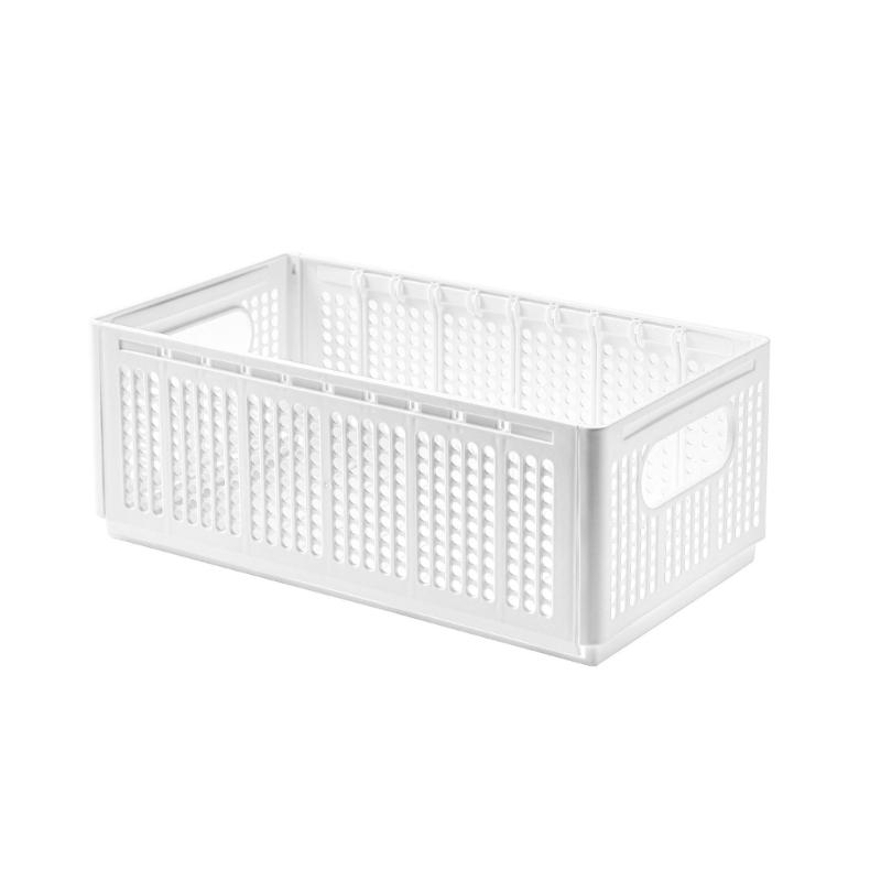 Plastic Storage Baskets for Clothes Sturdy Closet Organizers 2/4/5/6grid Drawer Storage Basket Stacked Box Household