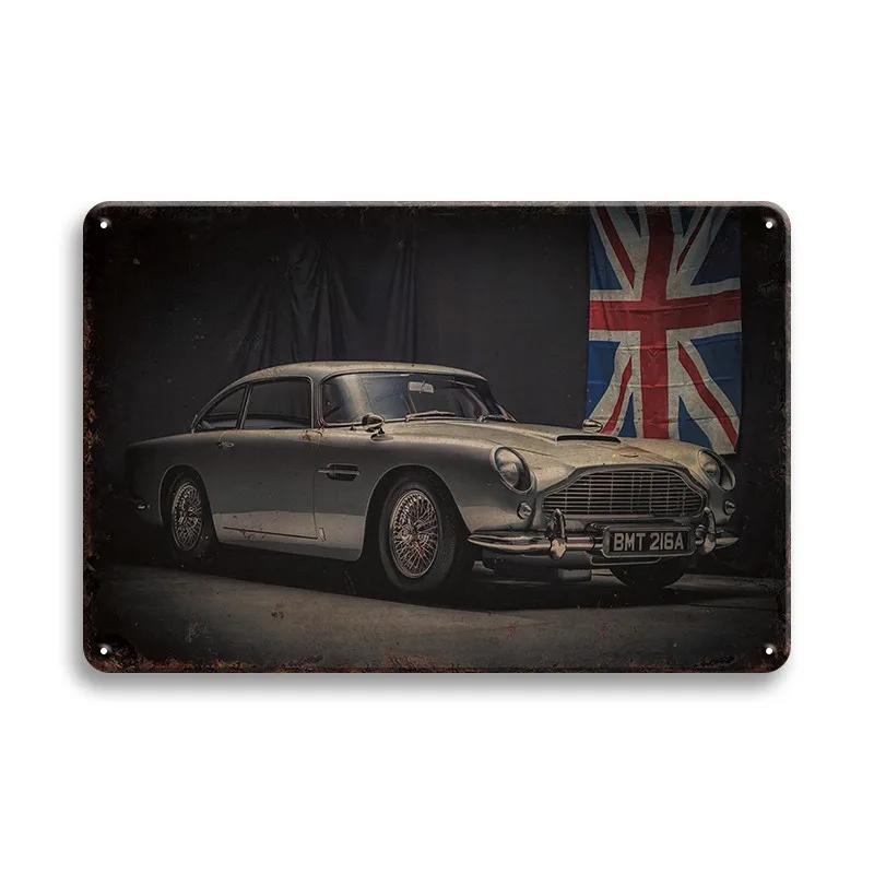 Vintage Car Tin Sign Classic Vehical Tinplate Poster Metal Wall Plate Signs Decor Bar Garage Decorative Plaques Art Pin Up Bo
