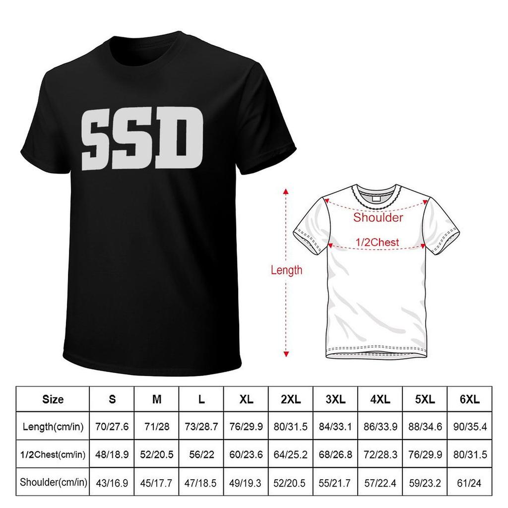 SSD TShirt Tops Quick Drying Boys Whites Graphic Tee Shirt T Shirt for Men