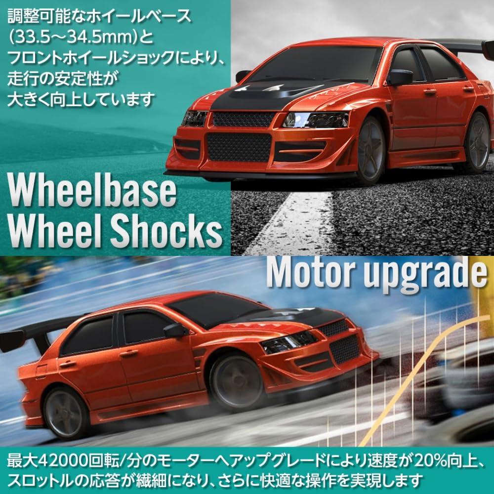 Japanese Turbo Racing C76 with Technical Japanese Instruction 30 Minutes of Continuous Running Scale RC RTR Full Set with Perfect Gift for Compact