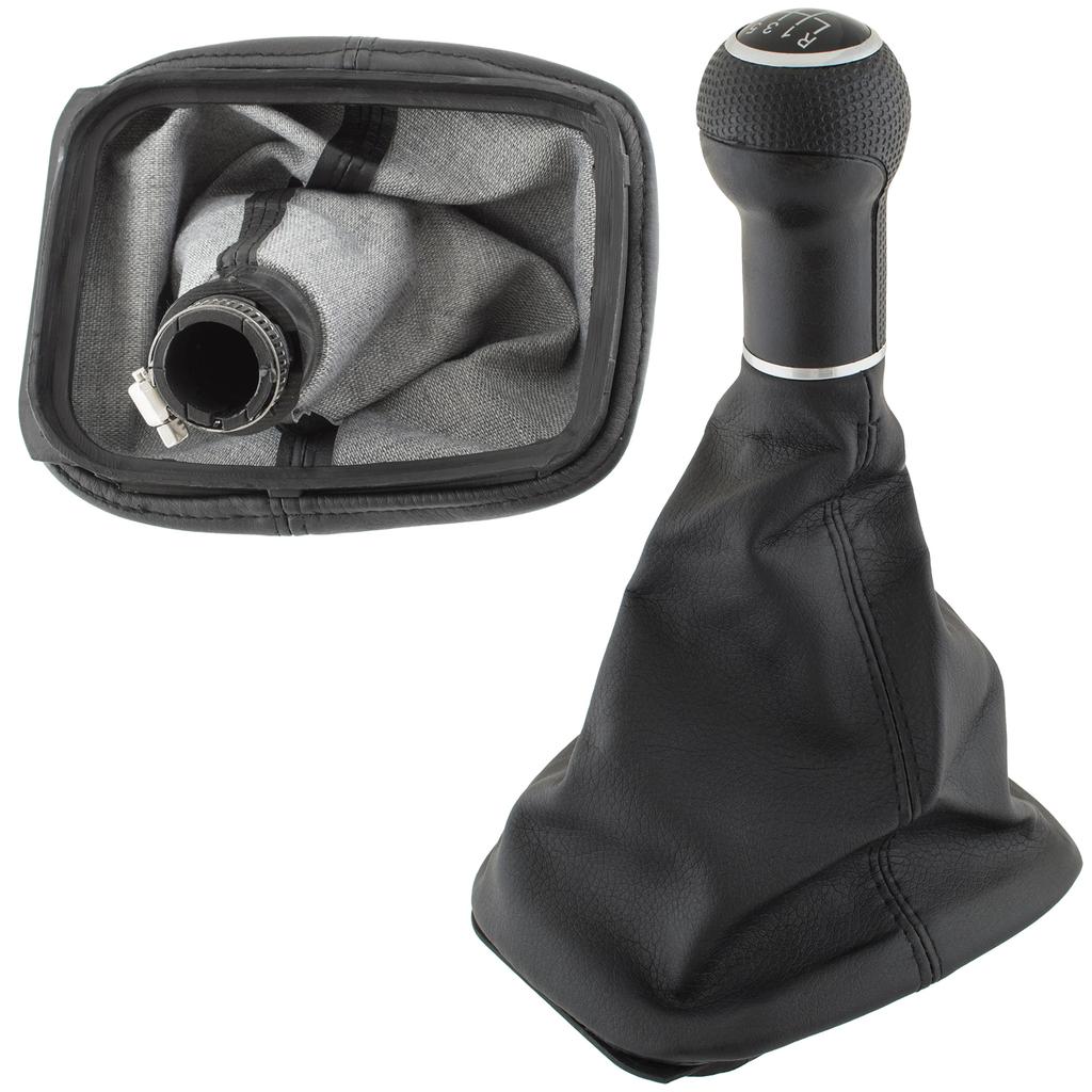 VW Golf IV 98-05 Gear Shift Knob, Black, 6