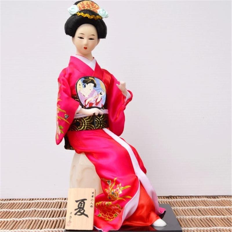 12Inch Handmade Kimono Dolls Ornamentation Ideal For Japanese Cuisines Restaurants And Home Room Authentics Decors