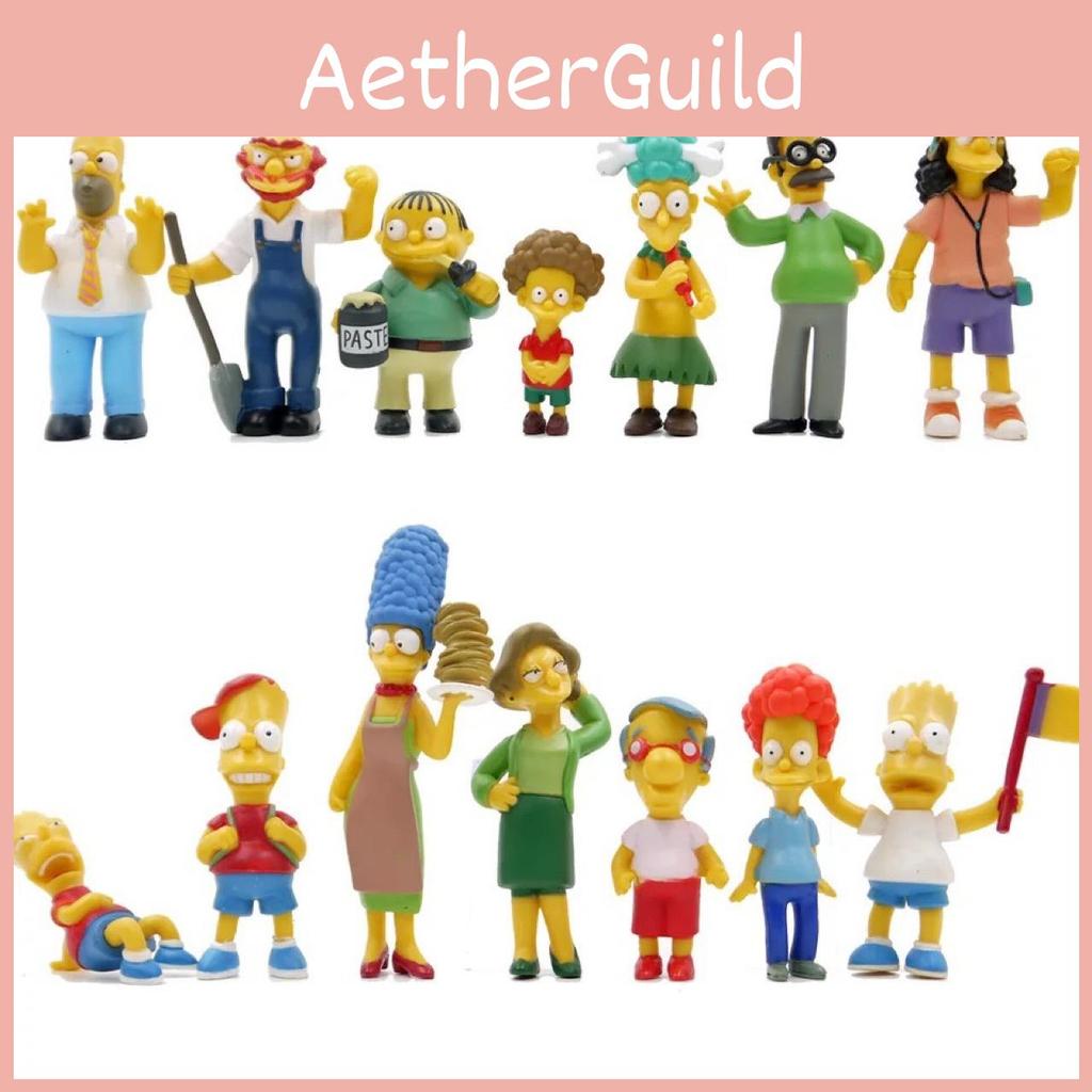 The Simpsons Resin Model Ornament Suitable For Daily Desktop Decoration Office