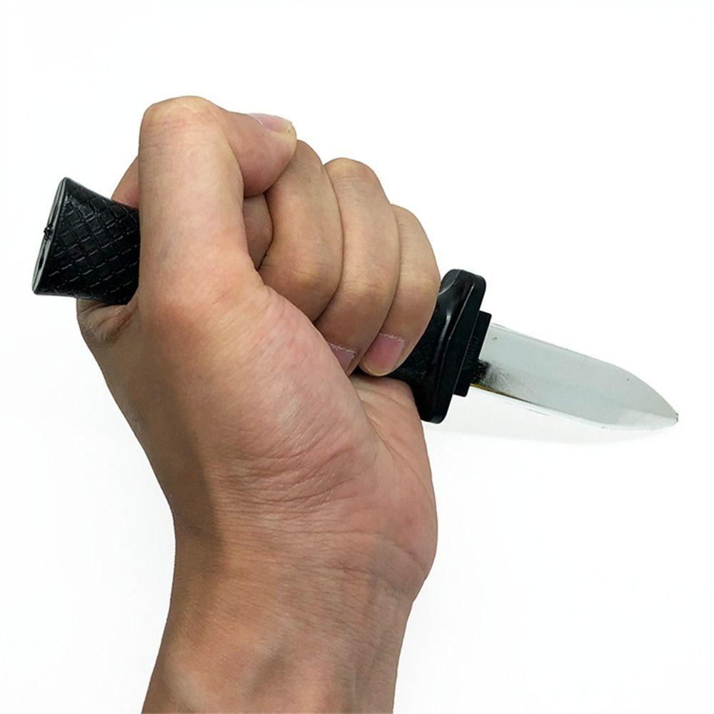 Funny Toys Plastic Retractable Dagger Magic Props Fake Dagger Telescopic Halloween Props