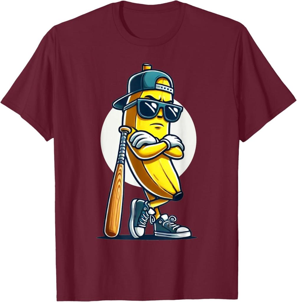 Sport Fans Cute Banana Graphics Banana Lover Baseball Unisex T-Shirt