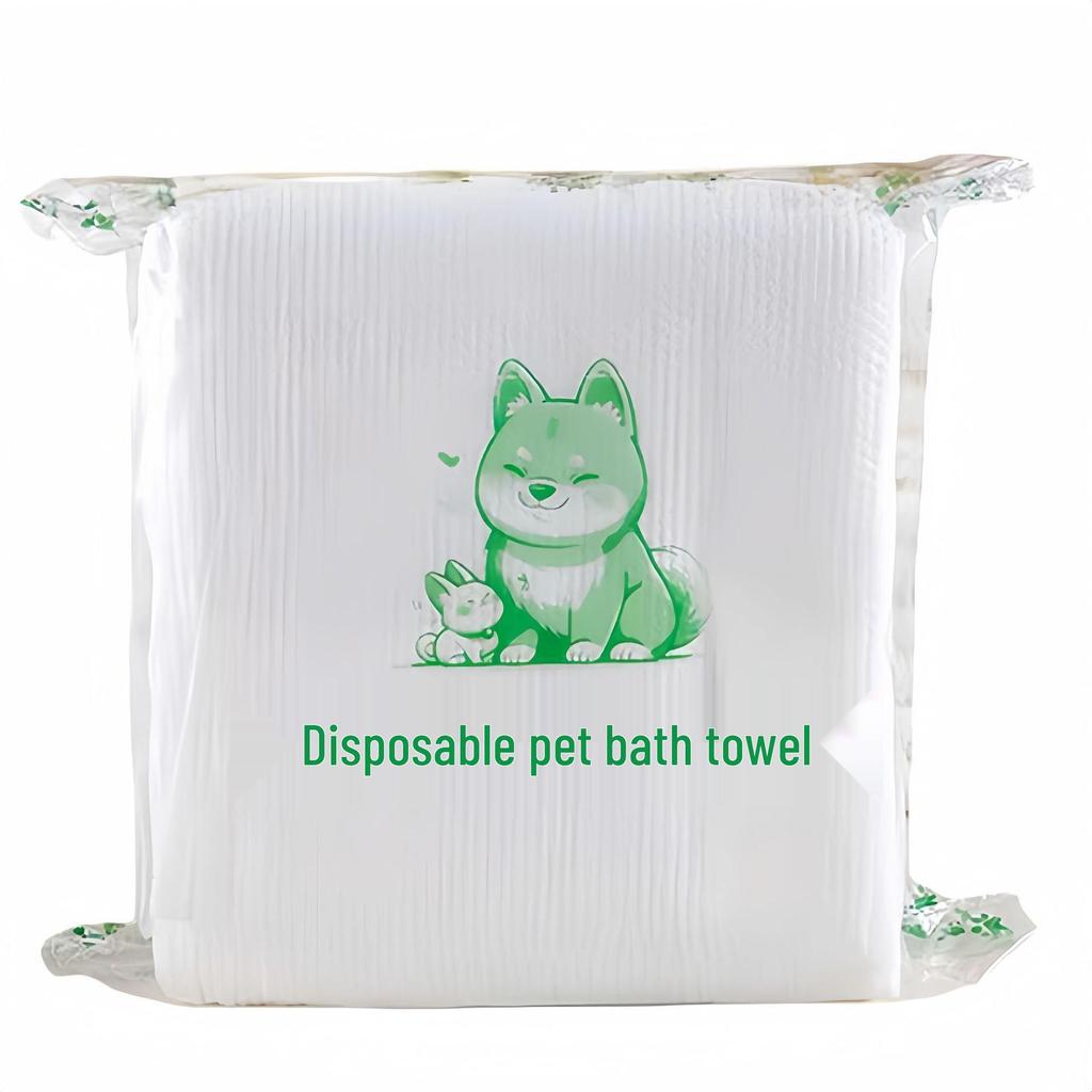 Universal Double-Sided Pet Cleaning Wipes for Cats and Dogs - Full-Body Care with Water-Locking Texture
