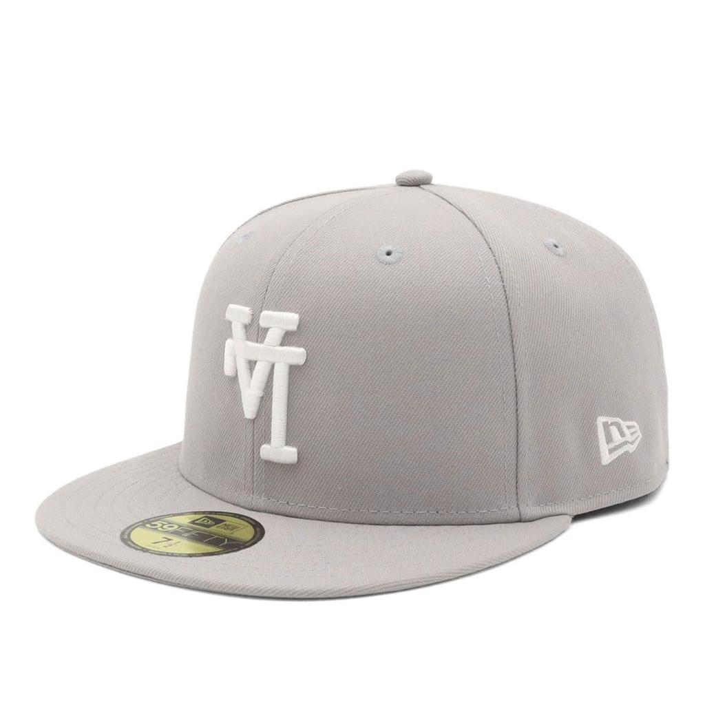 New Era 59FIFTY Los Angeles Dodgers Cap, ONSPOTZ Exclusive, LA Gray, Size 7 3/8, 59Fifty Up Side Down, MLB Los Angeles Dodgers