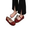 French Mary Jane Shoes Women's 2025 New Summer Versatile Flat-soled Single Shoes Niche Design Ballet Shoes Single