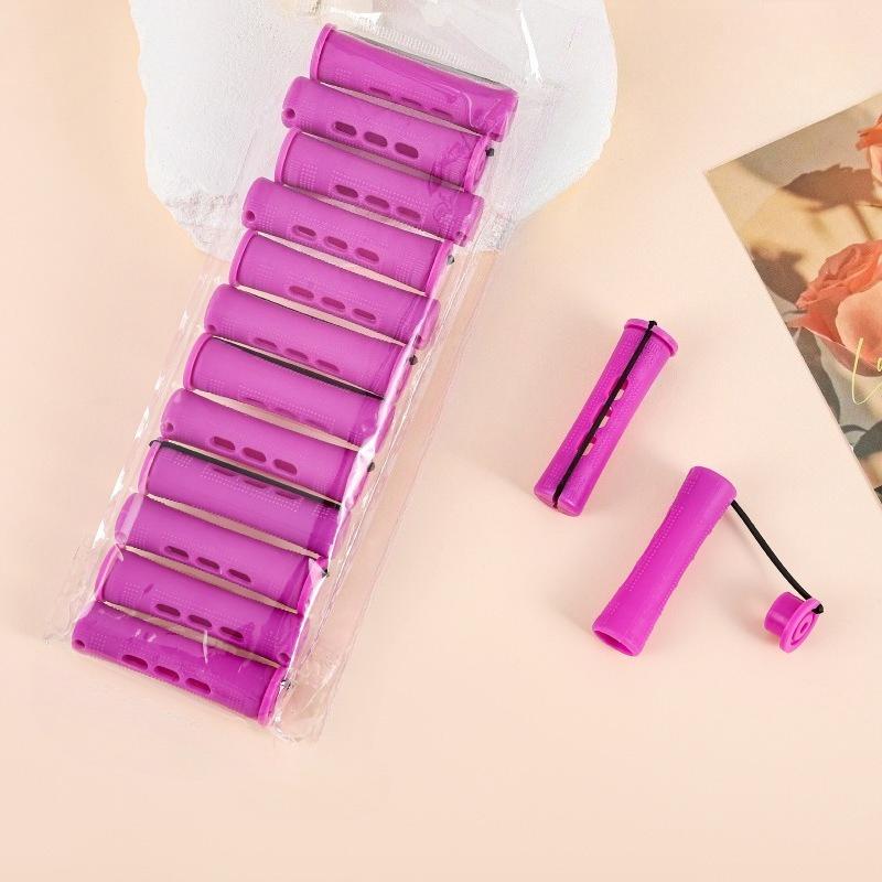 Fluffy Hair Roots  Long Curly Hair Tube with Lid  Plastic American Perm Bar Rubber Rubber Band  Bangs  Curly Hair Bar Artifact