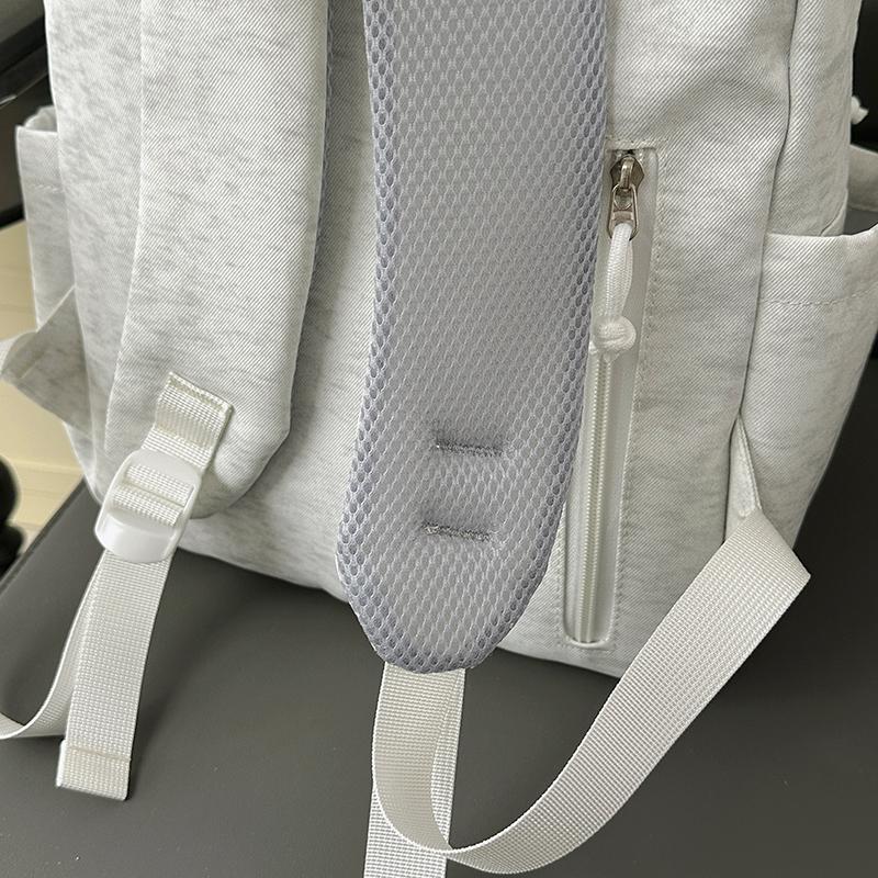 Embroidered Letter Student Schoolbag Women's Large Capacity Lightweight Backpack