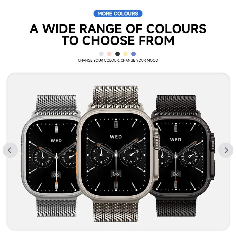 Für Apple Watch Armband 46mm 44mm 45mm 49mm 42mm Metall Magnetisches Armband für Iwatch Serie 10 9 7 8 5 6 SE Ultra2 Ersatzarmband