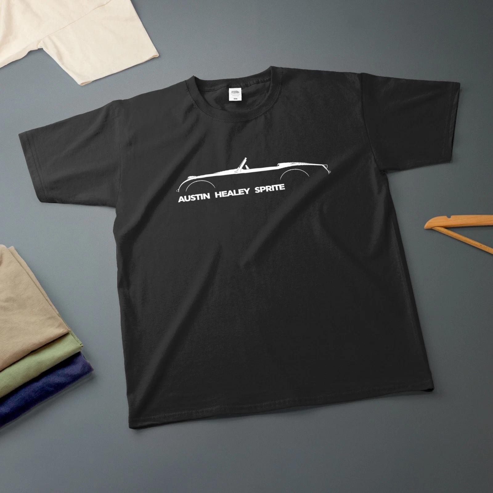 Austin Healey Sprite T-Shirt British Sports Car Silhouette LICENCED PRODUCT S