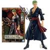 28CM Large Anime One Piece Roronoa Zoro Figure Art King Sauron Wano Country Anime Model Toy Gift Collection Action Figure