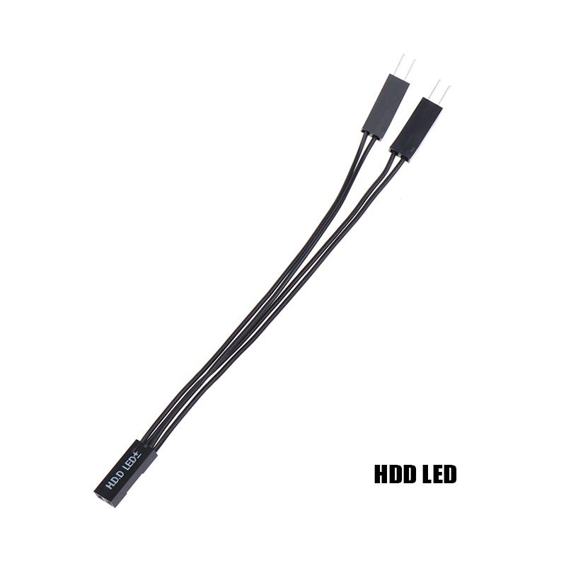 Motherboard Switch Power Sw/Reset Sw/Hdd Led /Power Led 1 To 2 Double Adapter Cable Support Dual Boot