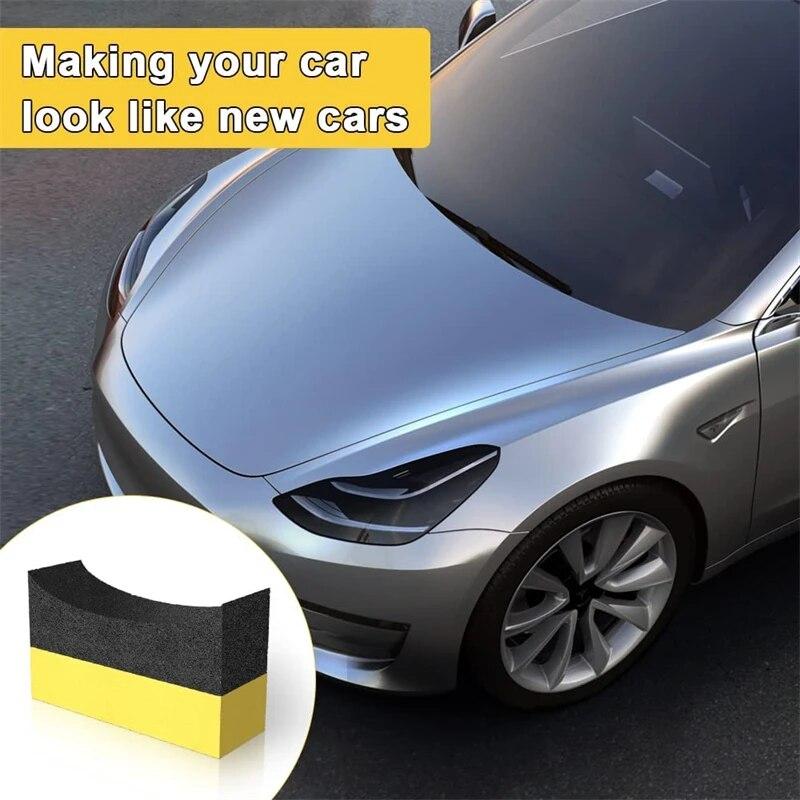Tire Polishing Wax Sponge Detail Applicator Sponge Tire Cleaning and Wiping Cleaning Tool