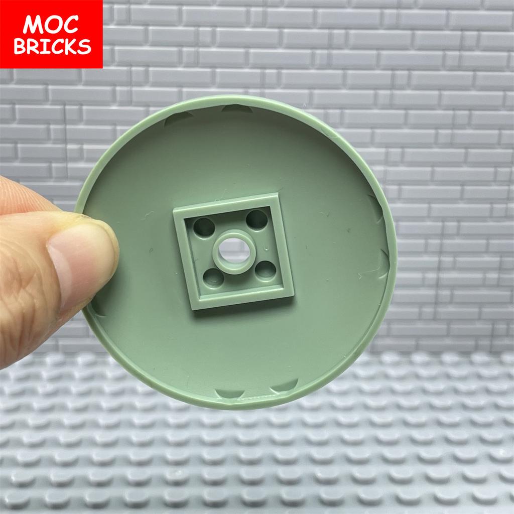 4pcs/lot MOC Bricks Round Plate Dish 6x6 Disc Radar 44375 Compatible Assemble Educational Building Block Particle kids Toys Gift