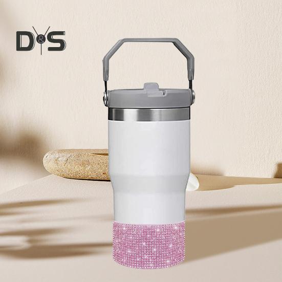 Rhinestone Silicone Boot for 40oz Tumbler Glitter Cup Cover Water Bottles Bottom Sleeve Anti-Slip Sparkling Cup Accessories