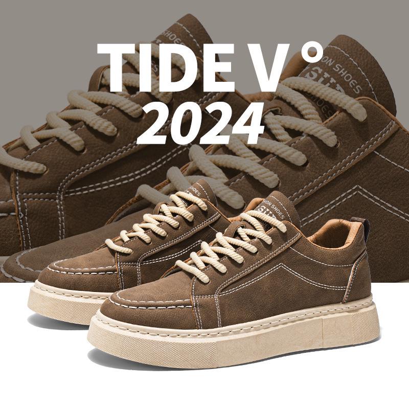 Men s Trendy Hong Kong Style Casual Sneakers - Autumn 2025 Niche Design 40