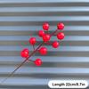 Artificial New Year Red Fruits Branch Christmas Decorations Fake  berries Plastic Plants Home Harvest Festival Christmas Decor
