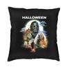 Michael Myers Cushion Cover 45X45Cm Home Decorative Printing Halloween Horror Movie Throw Pillow For Car Double Side
