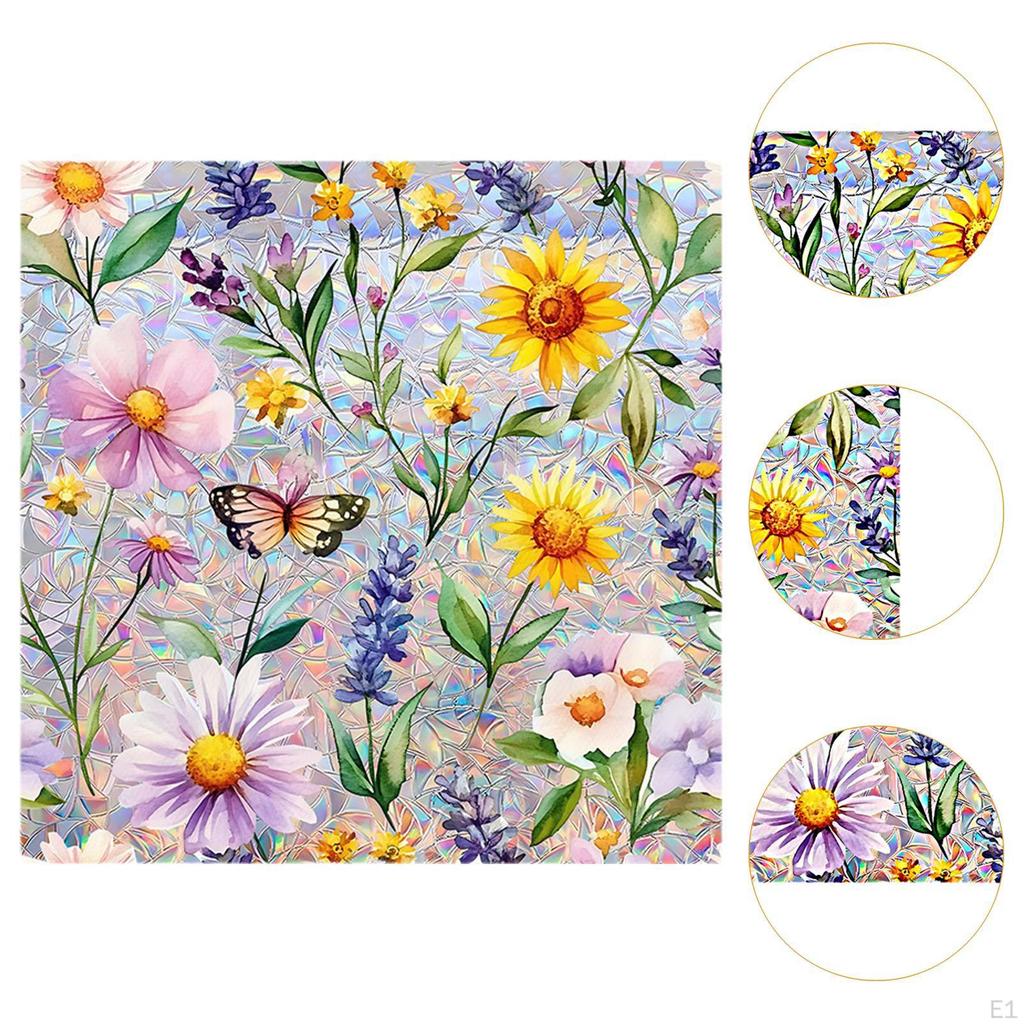 DATENSCHUTZFENSTERGLAS FLORALES MUSTER